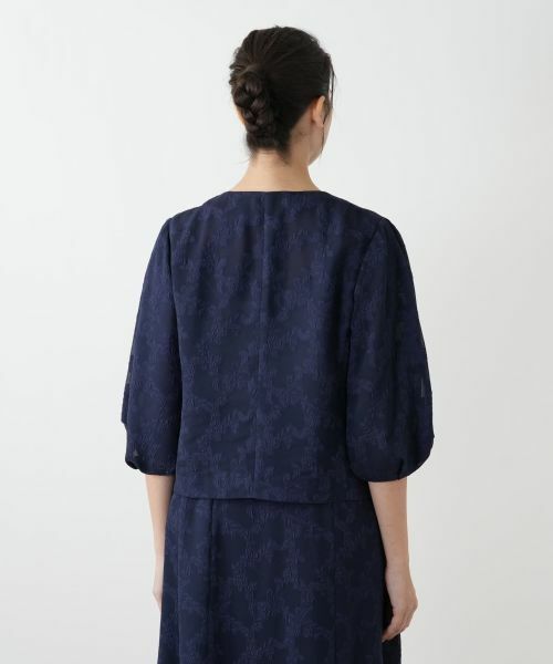 Leilian PLUS HOUSE / レリアンプラスハウス セットアップ | ボタニカルスーツ【BOURGE】 | 詳細9