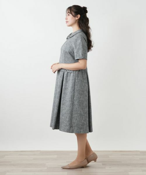 Leilian PLUS HOUSE / レリアンプラスハウス ドレス | ジップフレアワンピース【BOURGE】 | 詳細2