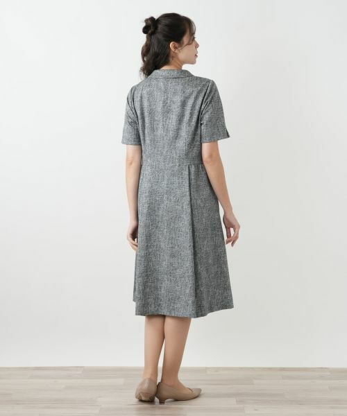 Leilian PLUS HOUSE / レリアンプラスハウス ドレス | ジップフレアワンピース【BOURGE】 | 詳細3