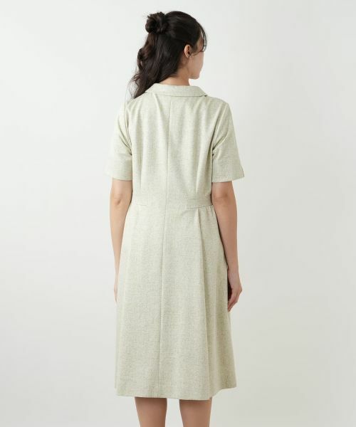 Leilian PLUS HOUSE / レリアンプラスハウス ドレス | ジップフレアワンピース【BOURGE】 | 詳細9