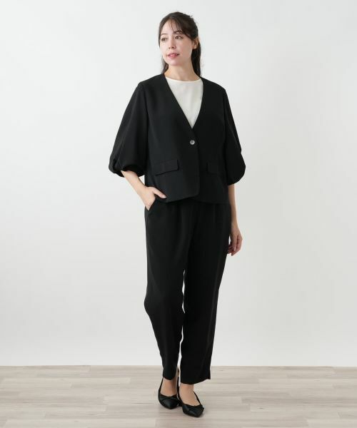 Leilian PLUS HOUSE / レリアンプラスハウス テーラードジャケット | バルーンスリーブジャケット【BOURGE】 | 詳細1