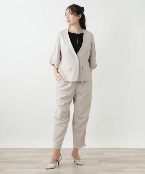 Leilian PLUS HOUSE / レリアンプラスハウス テーラードジャケット | バルーンスリーブジャケット【BOURGE】 | 詳細4