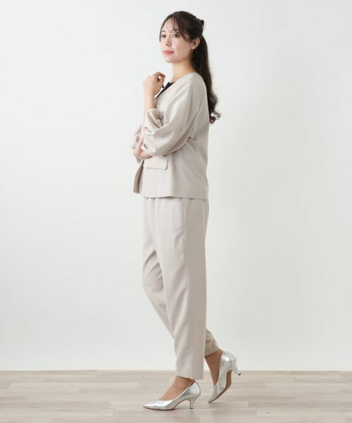 Leilian PLUS HOUSE / レリアンプラスハウス テーラードジャケット | バルーンスリーブジャケット【BOURGE】 | 詳細5