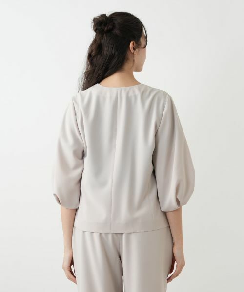 Leilian PLUS HOUSE / レリアンプラスハウス テーラードジャケット | バルーンスリーブジャケット【BOURGE】 | 詳細9