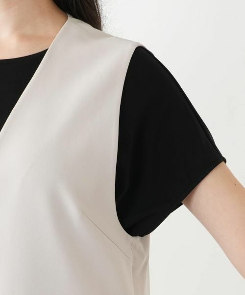 Leilian PLUS HOUSE / レリアンプラスハウス テーラードジャケット | Vネックベスト【BOURGE】 | 詳細12