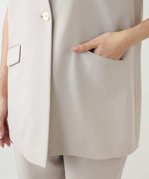 Leilian PLUS HOUSE / レリアンプラスハウス テーラードジャケット | Vネックベスト【BOURGE】 | 詳細13