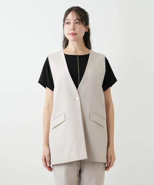Leilian PLUS HOUSE / レリアンプラスハウス テーラードジャケット | Vネックベスト【BOURGE】 | 詳細7