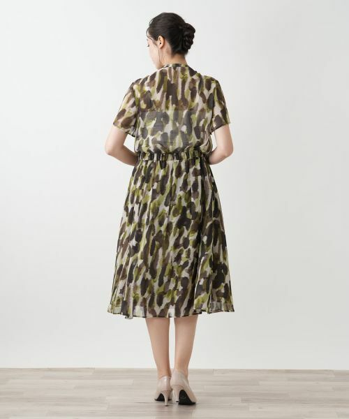 Leilian PLUS HOUSE / レリアンプラスハウス シャツ・ブラウス | プリントリボンタイブラウス【BOURGE】 | 詳細3