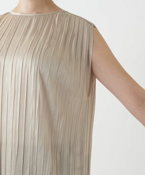 Leilian PLUS HOUSE / レリアンプラスハウス シャツ・ブラウス | プリーツノースリーブブラウス【BOURGE】 | 詳細15