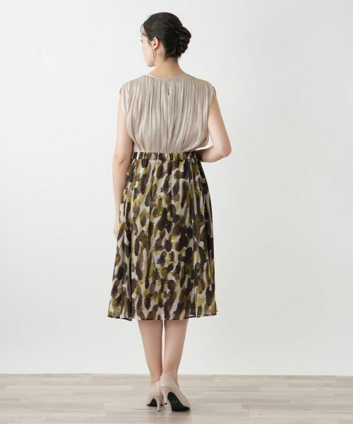 Leilian PLUS HOUSE / レリアンプラスハウス シャツ・ブラウス | プリーツノースリーブブラウス【BOURGE】 | 詳細9