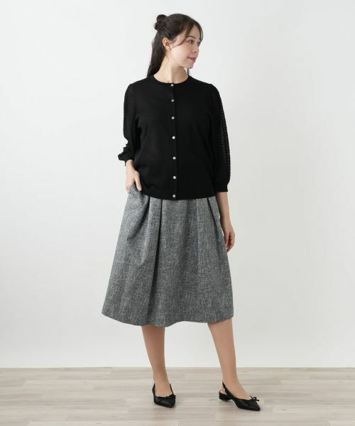 Leilian PLUS HOUSE / レリアンプラスハウス ミニ・ひざ丈スカート | プリーツスカート【BOURGE】 | 詳細1