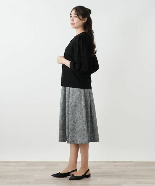 Leilian PLUS HOUSE / レリアンプラスハウス ミニ・ひざ丈スカート | プリーツスカート【BOURGE】 | 詳細2