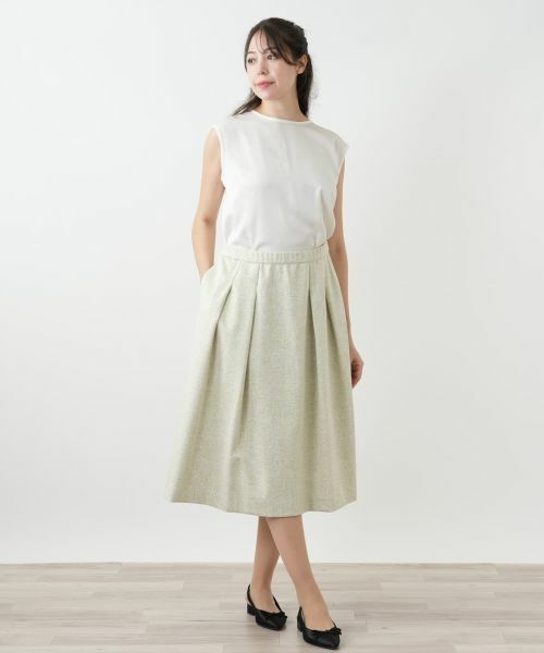 Leilian PLUS HOUSE / レリアンプラスハウス ミニ・ひざ丈スカート | プリーツスカート【BOURGE】 | 詳細4