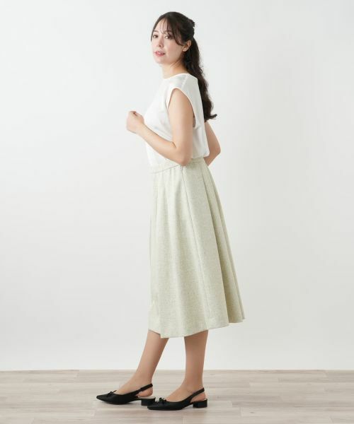 Leilian PLUS HOUSE / レリアンプラスハウス ミニ・ひざ丈スカート | プリーツスカート【BOURGE】 | 詳細5