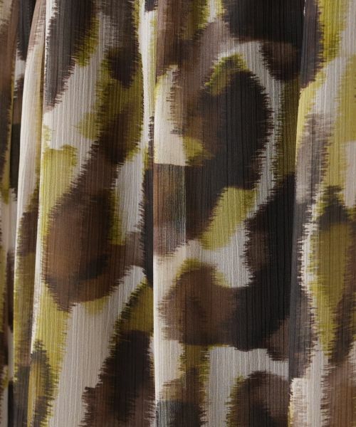 Leilian PLUS HOUSE / レリアンプラスハウス ミニ・ひざ丈スカート | プリントフレアスカート【BOURGE】 | 詳細10