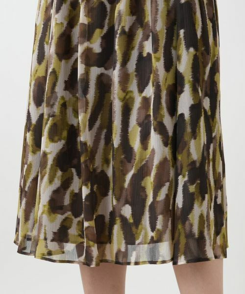 Leilian PLUS HOUSE / レリアンプラスハウス ミニ・ひざ丈スカート | プリントフレアスカート【BOURGE】 | 詳細8