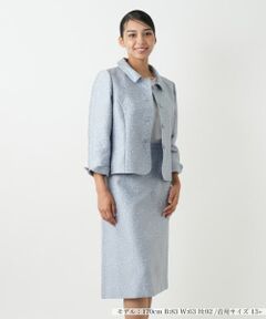 Leilian PLUS HOUSE / レリアンプラスハウス セットアップ | レースジャカードスーツ