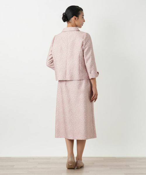 Leilian PLUS HOUSE / レリアンプラスハウス セットアップ | レースジャカードスーツ | 詳細3