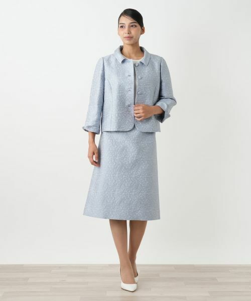 Leilian PLUS HOUSE / レリアンプラスハウス セットアップ | レースジャカードスーツ | 詳細4