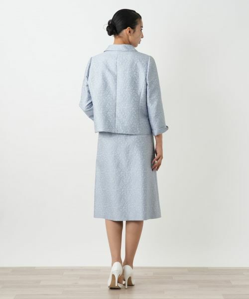 Leilian PLUS HOUSE / レリアンプラスハウス セットアップ | レースジャカードスーツ | 詳細6