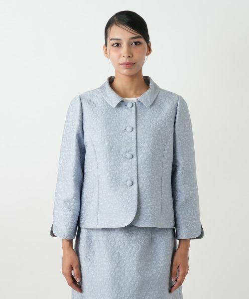 Leilian PLUS HOUSE / レリアンプラスハウス セットアップ | レースジャカードスーツ | 詳細7