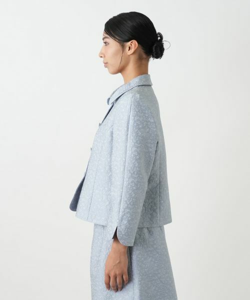 Leilian PLUS HOUSE / レリアンプラスハウス セットアップ | レースジャカードスーツ | 詳細8