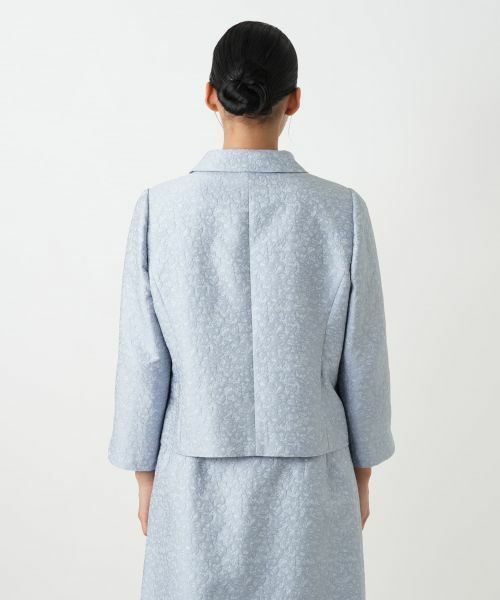 Leilian PLUS HOUSE / レリアンプラスハウス セットアップ | レースジャカードスーツ | 詳細9