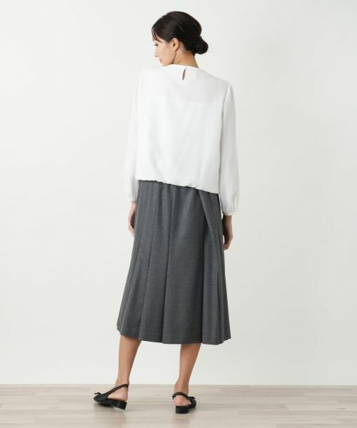 Leilian PLUS HOUSE / レリアンプラスハウス シャツ・ブラウス | ノーカラーブラウス | 詳細3