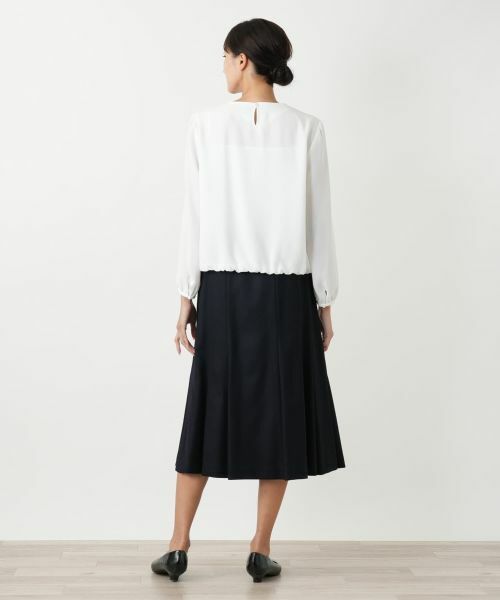 Leilian PLUS HOUSE / レリアンプラスハウス シャツ・ブラウス | レース切替ブラウス | 詳細3