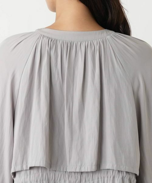 Leilian PLUS HOUSE / レリアンプラスハウス その他アウター | ノーカラーロングブルゾン | 詳細12