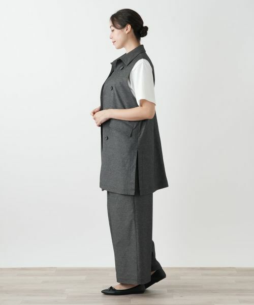 Leilian PLUS HOUSE / レリアンプラスハウス その他パンツ | 洗えるデニム調ワイドパンツ | 詳細5