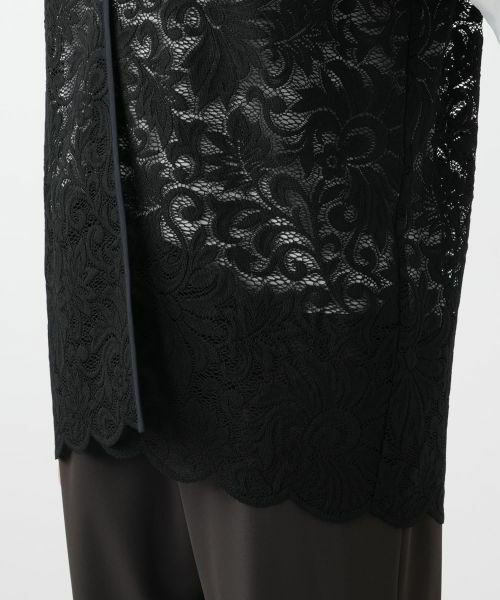 Leilian PLUS HOUSE / レリアンプラスハウス テーラードジャケット | 総レースベスト | 詳細10