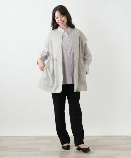 Leilian PLUS HOUSE / レリアンプラスハウス テーラードジャケット | ジップアップベスト | 詳細1