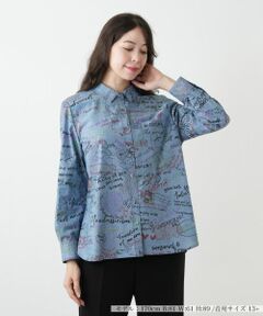 Leilian PLUS HOUSE / レリアンプラスハウス シャツ・ブラウス | プリントブラウス