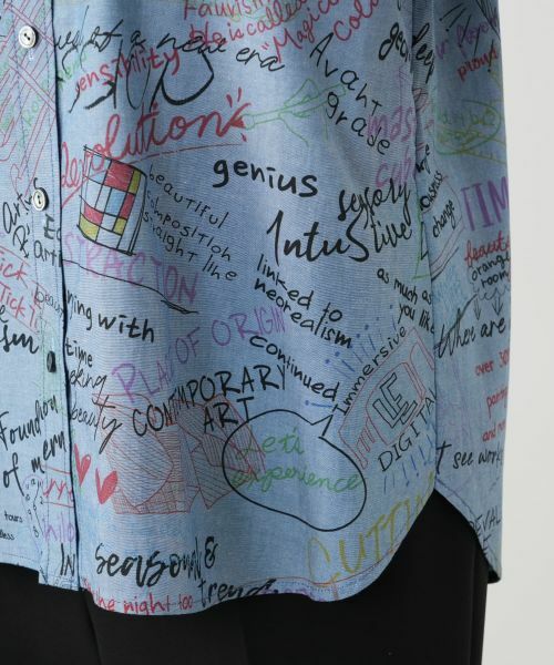 Leilian PLUS HOUSE / レリアンプラスハウス シャツ・ブラウス | プリントブラウス | 詳細10