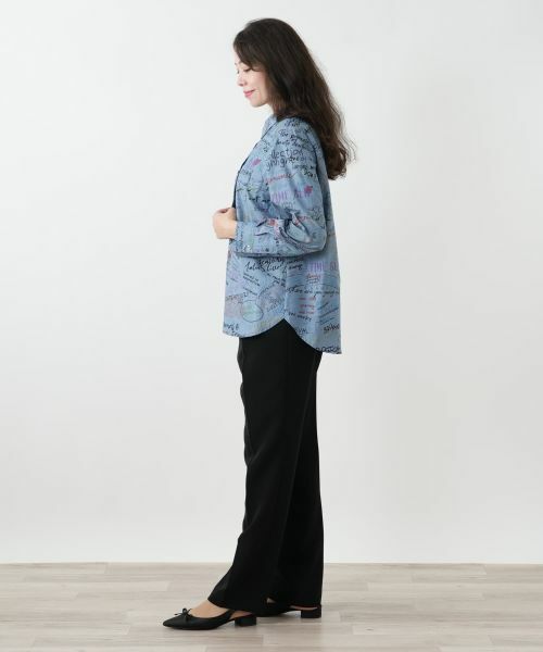 Leilian PLUS HOUSE / レリアンプラスハウス シャツ・ブラウス | プリントブラウス | 詳細2