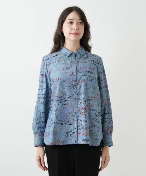 Leilian PLUS HOUSE / レリアンプラスハウス シャツ・ブラウス | プリントブラウス | 詳細4