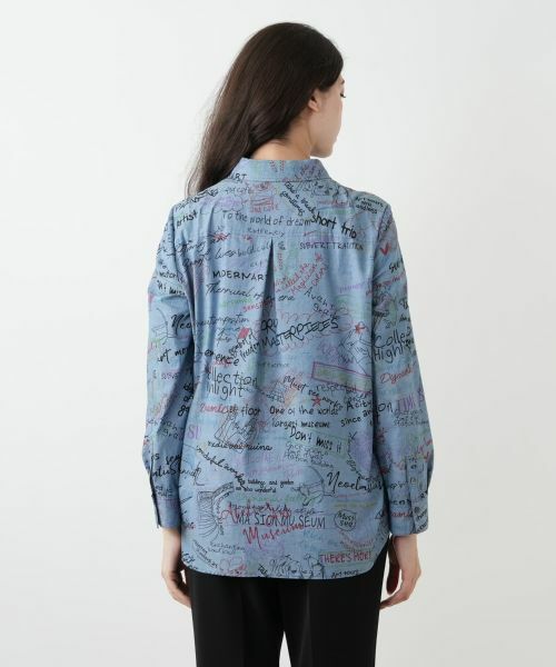 Leilian PLUS HOUSE / レリアンプラスハウス シャツ・ブラウス | プリントブラウス | 詳細6