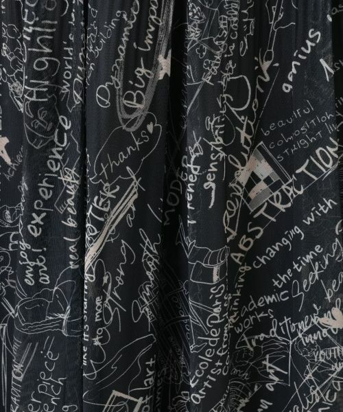 Leilian PLUS HOUSE / レリアンプラスハウス ロング・マキシ丈スカート | プリントフレアスカート | 詳細10