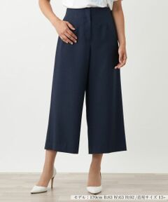 Leilian PLUS HOUSE / レリアンプラスハウス その他パンツ | ロゴプレートワイドパンツ