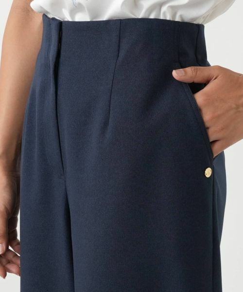 Leilian PLUS HOUSE / レリアンプラスハウス その他パンツ | ロゴプレートワイドパンツ | 詳細11