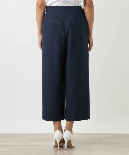 Leilian PLUS HOUSE / レリアンプラスハウス その他パンツ | ロゴプレートワイドパンツ | 詳細9