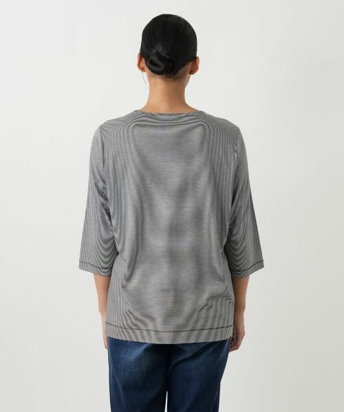 Leilian PLUS HOUSE / レリアンプラスハウス カットソー | 刺繍クルーネックカットソー | 詳細9