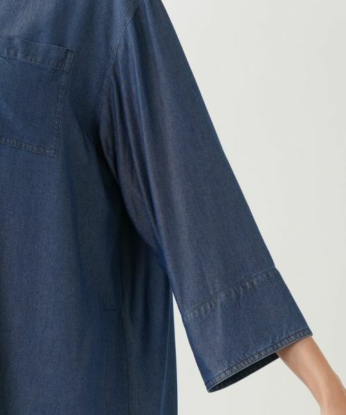 Leilian PLUS HOUSE / レリアンプラスハウス シャツ・ブラウス | デニム風ブラウス | 詳細9