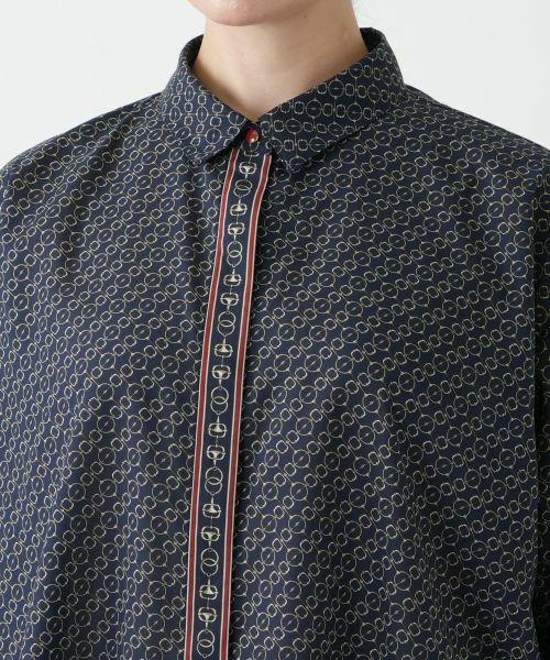 Leilian PLUS HOUSE / レリアンプラスハウス シャツ・ブラウス | 幾何学柄ブラウス | 詳細11