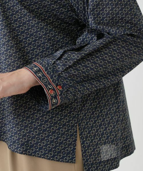 Leilian PLUS HOUSE / レリアンプラスハウス シャツ・ブラウス | 幾何学柄ブラウス | 詳細14