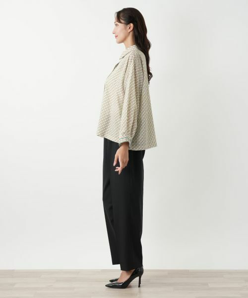 Leilian PLUS HOUSE / レリアンプラスハウス シャツ・ブラウス | 幾何学柄ブラウス | 詳細2