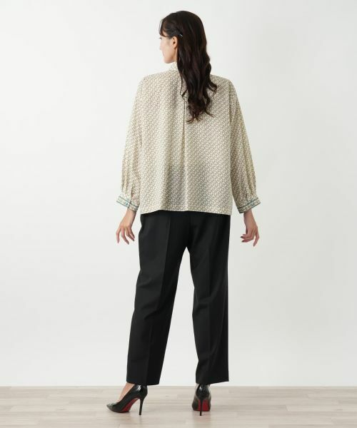 Leilian PLUS HOUSE / レリアンプラスハウス シャツ・ブラウス | 幾何学柄ブラウス | 詳細3