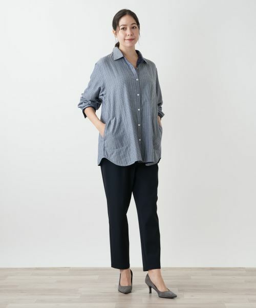 Leilian PLUS HOUSE / レリアンプラスハウス シャツ・ブラウス | リバーシブルブラウス | 詳細1