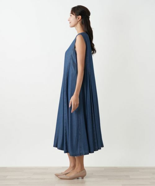 Leilian PLUS HOUSE / レリアンプラスハウス ロング・マキシ丈ワンピース | 洗えるジャンパースカート | 詳細2